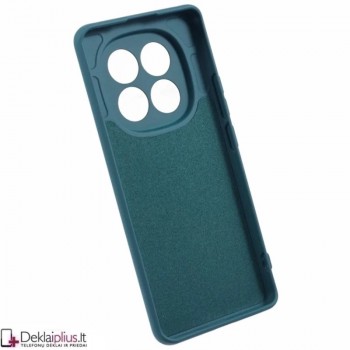 Liquid Air silikoninis dėklas su kameros apsauga - žalias (Xiaomi Redmi Note 14 Pro 4G/5G/Note 14 Pro Plus/Poco X7 5G)